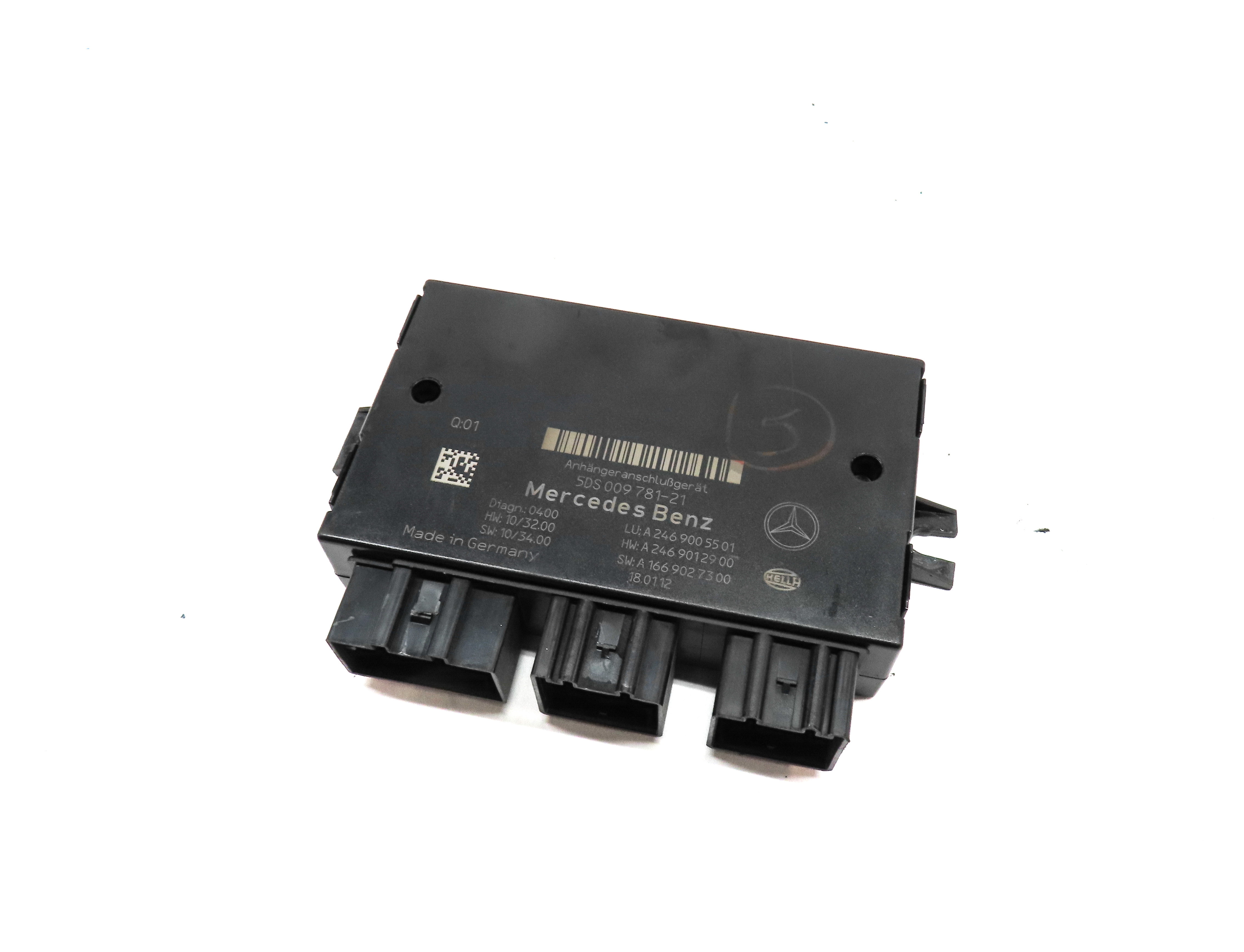12-17 MERCEDES B250 G550 GL350 GL550 ML350 ML550 (W166 W246 X166) TOWING MODULE — exact item pictured